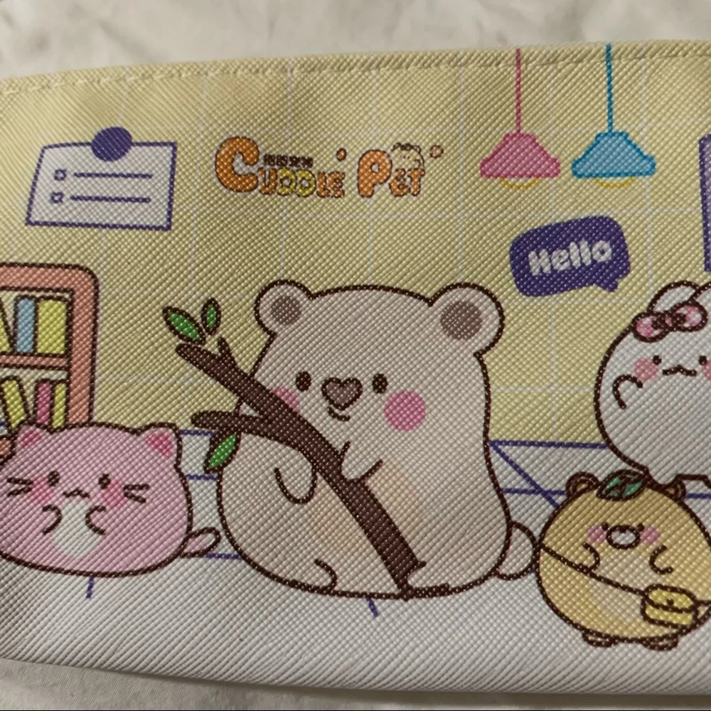 Dinosaur Family Zip Pencil Bag
